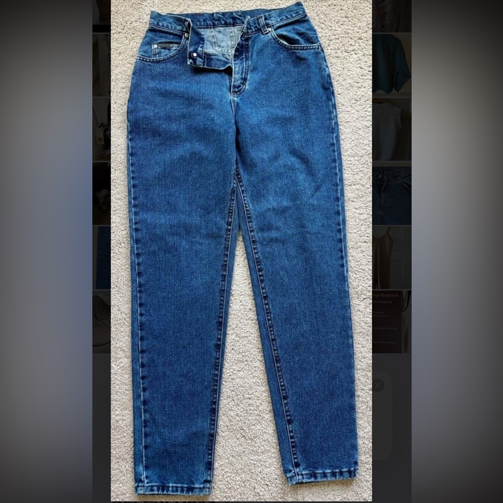 VTG  Lee Original Mom Jeans 80/90s High Rise Relaxed Made In USA Women's Sz 10M